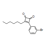 3-(3-Bromophenyl)-4-hexyl-3-cyclobutene-1,2-dione