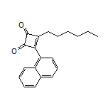 3-Hexyl-4-(1-naphthyl)-3-cyclobutene-1,2-dione