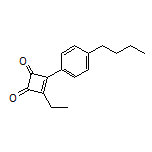 3-(4-Butylphenyl)-4-ethyl-3-cyclobutene-1,2-dione