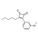 3-(3-Methoxyphenyl)-4-pentyl-3-cyclobutene-1,2-dione