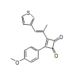 (E)-3-(4-Methoxyphenyl)-4-[1-(3-thienyl)-1-propen-2-yl]-3-cyclobutene-1,2-dione