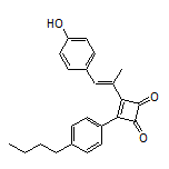 (E)-3-(4-Butylphenyl)-4-[1-(4-hydroxyphenyl)-1-propen-2-yl]-3-cyclobutene-1,2-dione