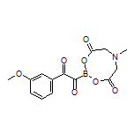 2-[2-(3-Methoxyphenyl)-2-oxoacetyl]-6-methyl-1,3,6,2-dioxazaborocane-4,8-dione