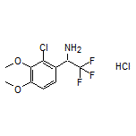 1-(2-Chloro-3,4-dimethoxyphenyl)-2,2,2-trifluoroethanamine Hydrochloride