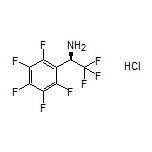 (R)-2,2,2-Trifluoro-1-(perfluorophenyl)ethanamine Hydrochloride