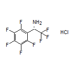 (S)-2,2,2-Trifluoro-1-(perfluorophenyl)ethanamine Hydrochloride