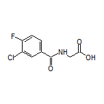 2-(3-Chloro-4-fluorobenzamido)acetic Acid