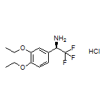 (R)-1-(3,4-Diethoxyphenyl)-2,2,2-trifluoroethanamine Hydrochloride