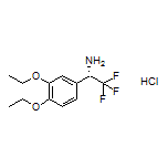 (S)-1-(3,4-Diethoxyphenyl)-2,2,2-trifluoroethanamine Hydrochloride