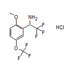 2,2,2-Trifluoro-1-[2-methoxy-5-(trifluoromethoxy)phenyl]ethanamine Hydrochloride