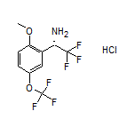 (S)-2,2,2-Trifluoro-1-[2-methoxy-5-(trifluoromethoxy)phenyl]ethanamine Hydrochloride