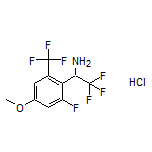 2,2,2-Trifluoro-1-[2-fluoro-4-methoxy-6-(trifluoromethyl)phenyl]ethanamine Hydrochloride