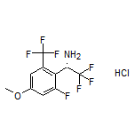 (S)-2,2,2-Trifluoro-1-[2-fluoro-4-methoxy-6-(trifluoromethyl)phenyl]ethanamine Hydrochloride