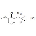 1-(2-Chloro-3-methoxyphenyl)-2,2,2-trifluoroethanamine Hydrochloride