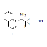 2,2,2-Trifluoro-1-(3-fluoro-1-naphthyl)ethanamine Hydrochloride