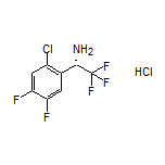 (S)-1-(2-Chloro-4,5-difluorophenyl)-2,2,2-trifluoroethanamine Hydrochloride