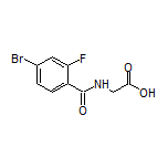 2-(4-Bromo-2-fluorobenzamido)acetic Acid