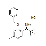 1-[2-(Benzyloxy)-4-methylphenyl]-2,2,2-trifluoroethanamine Hydrochloride