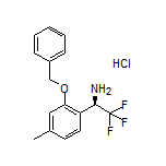 (R)-1-[2-(Benzyloxy)-4-methylphenyl]-2,2,2-trifluoroethanamine Hydrochloride