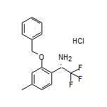 (S)-1-[2-(Benzyloxy)-4-methylphenyl]-2,2,2-trifluoroethanamine Hydrochloride