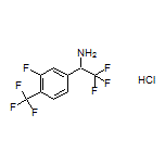 2,2,2-Trifluoro-1-[3-fluoro-4-(trifluoromethyl)phenyl]ethanamine Hydrochloride