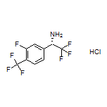 (S)-2,2,2-Trifluoro-1-[3-fluoro-4-(trifluoromethyl)phenyl]ethanamine Hydrochloride