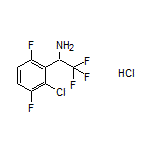 1-(2-Chloro-3,6-difluorophenyl)-2,2,2-trifluoroethanamine Hydrochloride