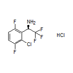 (R)-1-(2-Chloro-3,6-difluorophenyl)-2,2,2-trifluoroethanamine Hydrochloride