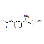 1-[3-(Difluoromethoxy)phenyl]-2,2,2-trifluoroethanamine Hydrochloride