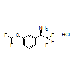 (R)-1-[3-(Difluoromethoxy)phenyl]-2,2,2-trifluoroethanamine Hydrochloride