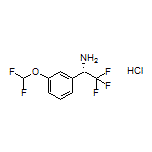 (S)-1-[3-(Difluoromethoxy)phenyl]-2,2,2-trifluoroethanamine Hydrochloride