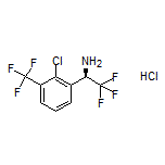 (R)-1-[2-Chloro-3-(trifluoromethyl)phenyl]-2,2,2-trifluoroethanamine Hydrochloride