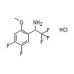 1-(4,5-Difluoro-2-methoxyphenyl)-2,2,2-trifluoroethanamine Hydrochloride