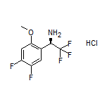 (R)-1-(4,5-Difluoro-2-methoxyphenyl)-2,2,2-trifluoroethanamine Hydrochloride