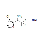 1-(3-Chloro-2-thienyl)-2,2,2-trifluoroethanamine Hydrochloride