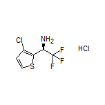 (S)-1-(3-Chloro-2-thienyl)-2,2,2-trifluoroethanamine Hydrochloride