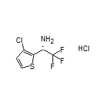 (R)-1-(3-Chloro-2-thienyl)-2,2,2-trifluoroethanamine Hydrochloride