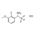 2,2,2-Trifluoro-1-(2-fluoro-3-methoxyphenyl)ethanamine Hydrochloride