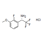 (S)-2,2,2-Trifluoro-1-(2-fluoro-3-methoxyphenyl)ethanamine Hydrochloride