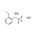 (S)-1-(2-Ethylphenyl)-2,2,2-trifluoroethanamine Hydrochloride