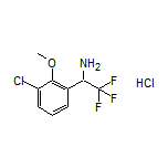 1-(3-Chloro-2-methoxyphenyl)-2,2,2-trifluoroethanamine Hydrochloride