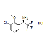 (R)-1-(3-Chloro-2-methoxyphenyl)-2,2,2-trifluoroethanamine Hydrochloride