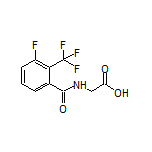 2-[3-Fluoro-2-(trifluoromethyl)benzamido]acetic Acid