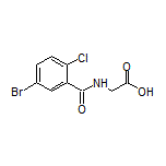 2-(5-Bromo-2-chlorobenzamido)acetic Acid