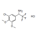 1-(3-Chloro-4,5-dimethoxyphenyl)-2,2,2-trifluoroethanamine Hydrochloride