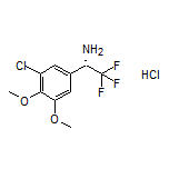 (S)-1-(3-Chloro-4,5-dimethoxyphenyl)-2,2,2-trifluoroethanamine Hydrochloride