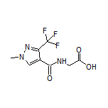 2-[1-Methyl-3-(trifluoromethyl)pyrazole-4-carboxamido]acetic Acid