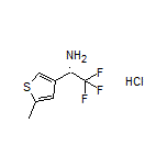 (S)-2,2,2-Trifluoro-1-(5-methyl-3-thienyl)ethanamine Hydrochloride