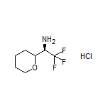 (1R)-2,2,2-Trifluoro-1-(tetrahydro-2H-pyran-2-yl)ethanamine Hydrochloride