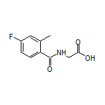 2-(4-Fluoro-2-methylbenzamido)acetic Acid